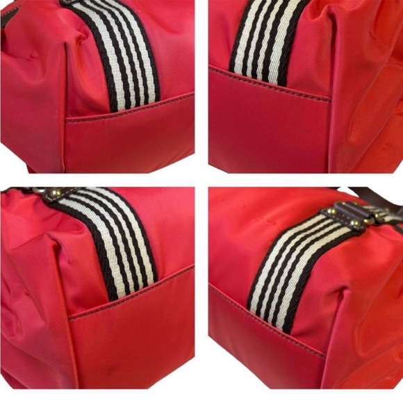 EUC- Burberry Red tote bag blue label - Picture 2 of 8